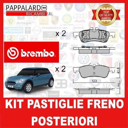 Kit pastiglie freni - kit, brembo