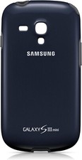 Samsung Custodia ORIGINALE Protective cover + per Galaxy S3 mini GT-I8190 Blu