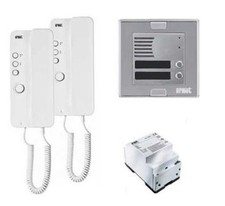 URMET 1150/302 KIT CITOFONO BIFAMILIARE INCASSO SINTHESI