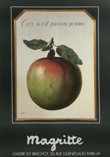 René magritte affiche - rené,