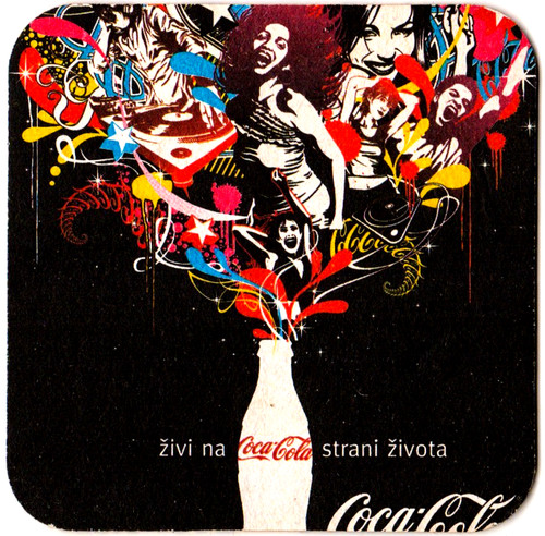 Coca cola sottobicchiere - coca-cola,