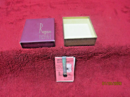 Vintage box paperwork for - box,