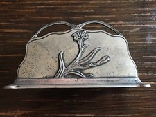 Vtg. 95% Pewter Peltro Napkin