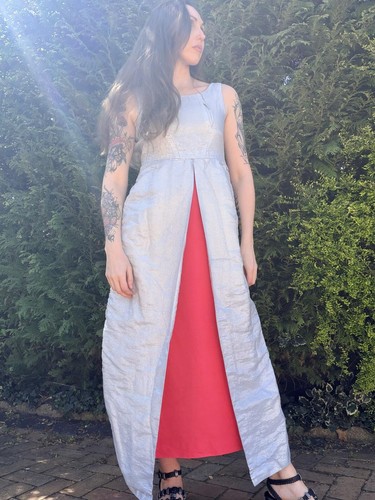 Maxi abito smanicato vintage