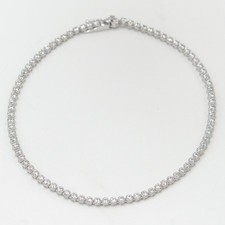 18kt White Gold Tennis CZ