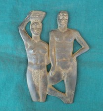 Piastra bassorilievo in bronzo