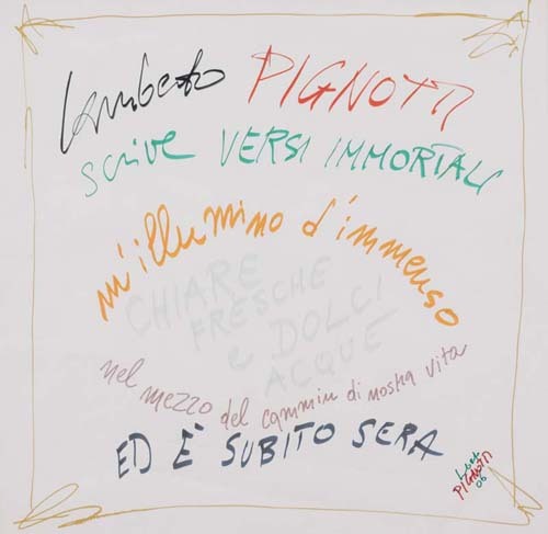 Lamberto pignotti opera - lamberto,