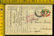 Prima Guerra Franchigia Posta Militare Mitraglieri x Sulmona Aquila  pm 770