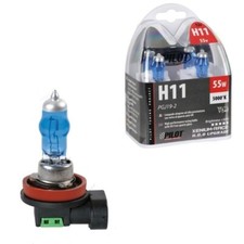 COPPIA LAMPADE ALOGENE H11 LAMPA 58174 XENIUM RACE 12V 55W 5000K PILOT PGJ19-2