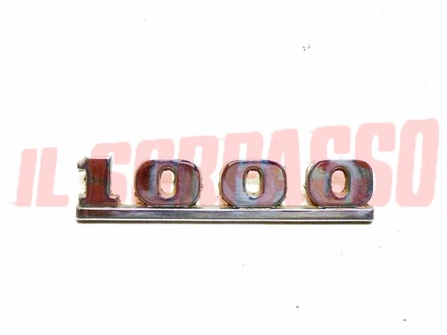 Scritta 1000 cofano - 1000, posteriore