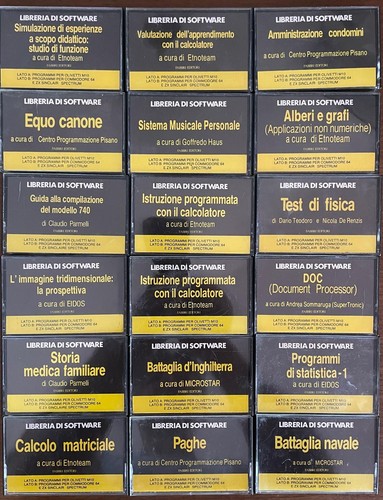 Cassette programmi per