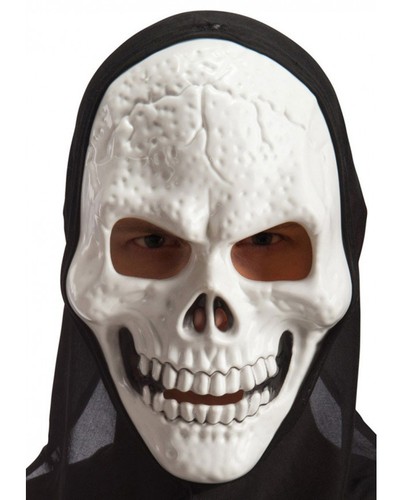 Maschera zombie faccia teschio - maschera,