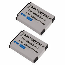 2 batterie per Samsung WB350F WB550 WB700, WB750, WB800F, WB850F WB2100 SLB-10A