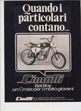 advertising Pubblicità-MOTO CIMATTI BAT BOY 1973 MOTOITALIANE EPOCA