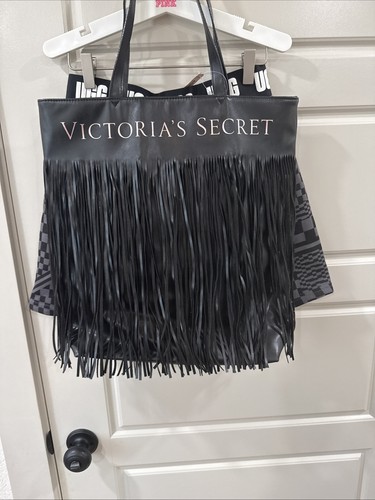 Victoria secret black tote - victoria,