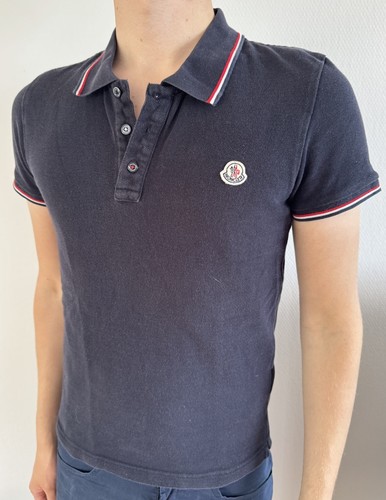 Polo moncler blu - moncler, s