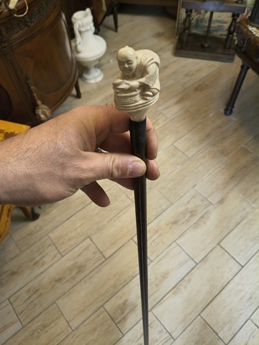 Antico vecchio bastone - vecchio, da