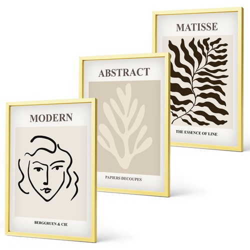 Set arte parete con cornici - con,
