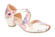 Think scarpe AIDA bianche scarpe da donna cinturino décolleté 3-000209-9000 nuove