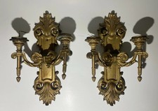 Antica coppia di applique da
