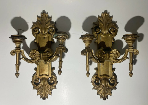 Antica coppia applique da - antica,