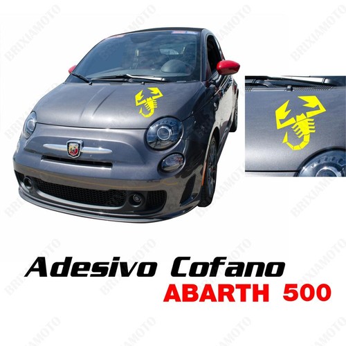 Adesivo cofano logo abarth - adesivo,