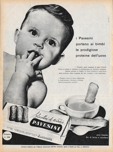 Pavesini advertising 1956 - pavesini,