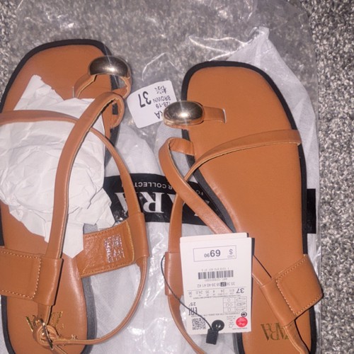 Zara women brown strappy - zara, women's