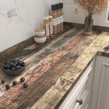 Kitchen Wallpaper Wood Brown