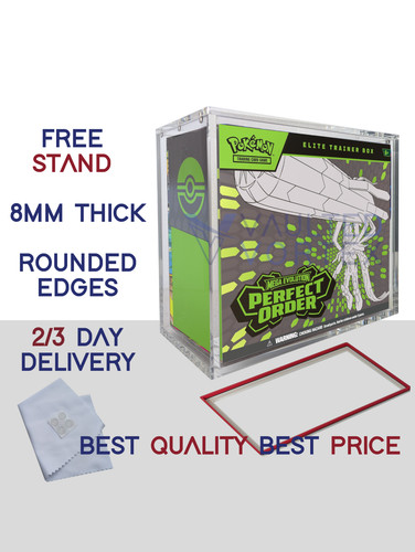 Pokemon etb acrylic case - acrylic,