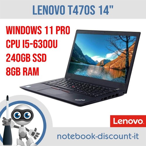 Notebook lenovo thinkpad t470s - lenovo,