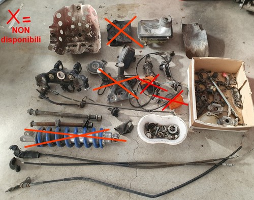 Stock ricambi honda 600 rm - stock,