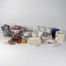 LOTTO STOCK 17 OGGETTI RARI IN CERAMICA PORCELLANA VINTAGE PER MERCATINO V468