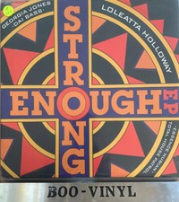 STRONG ENOUGH EP - VARIOUS ARTISTS 12” DEEP HOUSE VINYL RECORD EX CON