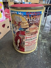 Bidone Puff Contenitore Grande Arena Milano Epoca Collezione