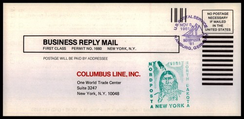 Cartolina usa 1981 - 1981, germania