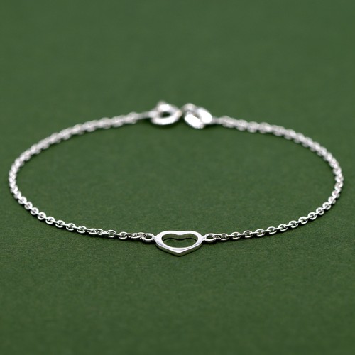 Bracciale cuore aperto