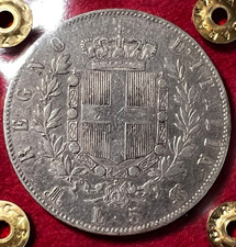 REGNO D'ITALIA - VITTORIO EMANUELE II - SCUDO 5 LIRE MILANO 1871 - BB/SPL