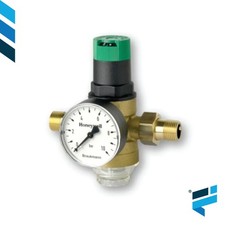 RIDUTTORE DI PRESSIONE ACQUA BRAUKMANN D06F-A Ø 1/2 MANOMETRO FILTRO HONEYWELL