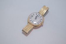 Raketa Big Zero Soviet Mens  Wristwatch in Yellow Gold Color
