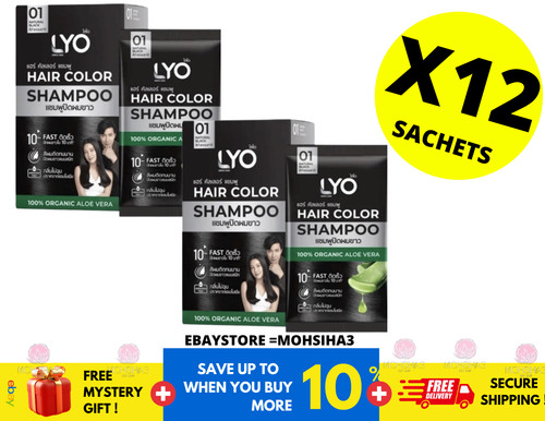 Lyo hair color shampoo cover - hair,