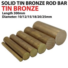 Barra tonda bronzo stagno massiccio bronzo barra diametro 10/12/15/18/20 mm lunghezza 300 mm