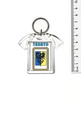 1 PORTACHIAVI new Figurina maglia calcio calciatori vintage squadra TRENTO