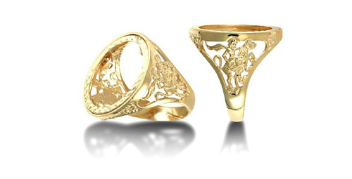 Montatura per anello oro - anello,