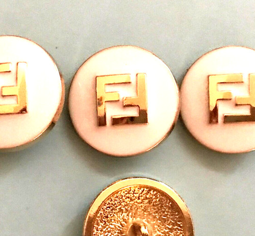 Fendi buttons metal - fendi, &