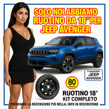?Kit Ruotino di Scorta 18" Jeep Avenger 4 Fori • Solo Ruotino • Offerta ?