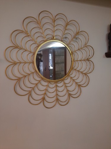 Metallo oro rattan stile - oro, deco