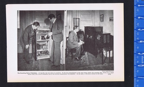 Televisore vintage tubo - a,