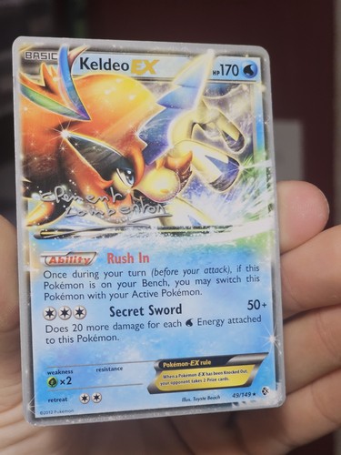 Carta pokemon keldeo 149 - carta, 49/149