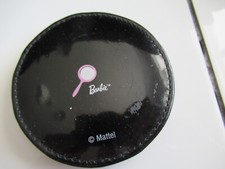 Specchio compatto vintage BARBIE NUOVO NERO ANNI 80 DI MATTEL! solo 1 SU EBAY! WOW~